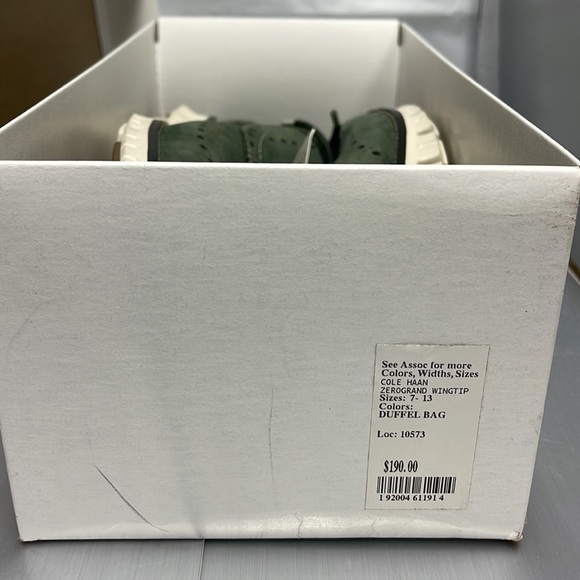 BNWT Cole Haan Zero Grand Wing Tip Sneaker 
Light Green size 7 - Picture 2 of 9